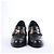 Mocassini Hermès Dauphin 70 in pelle 38 da donna in Black Constance 231041Z Nero - vista 2