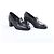 Mocassini Hermès Dauphin 70 in pelle 38 da donna in Black Constance 231041Z Nero - vista 4