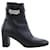 Kelly Botas Hermès Saint Germain de piel 37.5 Negro  - vista 1