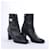 Kelly Botas Hermès Saint Germain de piel 37.5 Negro  - vista 5