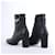 Kelly Botas Hermès Saint Germain de piel 37.5 Negro  - vista 7