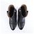 Kelly Hermès Saint Germain Leder- Stiefeletten in Schwarz, Größe 36 - Ansicht 3