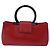 Salvatore Ferragamo Gancini Leather Medium Rosso