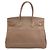 Hermès Borsa Hermes Birkin 30 in pelle Togo marrone - vista 2