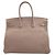 Hermès Borsa Hermes Birkin 35 in pelle Togo grigiastra Grigio - vista 2