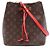 Néonoé Borsa a tracolla Louis Vuitton NeoNoe Monogram Coquelicot Marrone Rosso Monogramma