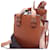 Borsa Loewe Hammock Drawstring Mini Marrone  - vista 11