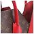 Borsa Tote Louis Vuitton Kimono MM Marrone Rosso Fuschia - vista 8