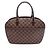 Borsa Louis Vuitton Salia Horizontal Damier Ebene Marrone