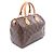Borsa Louis Vuitton Speedy 25 Monogram Marrone - vista 2
