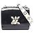 Bolso de hombro Louis Vuitton Twist PM Noir Negro Blanco