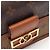 Borsa a tracolla Louis Vuitton Dauphine Mini Monogram Reverse Marrone Beige - vista 7