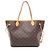 Borsa Tote Louis Vuitton Neverfull MM Marrone