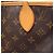 Borsa Tote Louis Vuitton Neverfull MM Marrone - vista 13