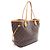 Borsa Tote Louis Vuitton Neverfull MM Marrone - vista 2