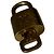 Louis Vuitton Padlock and Key Logo Metal medium D'oro - vista 3