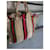 Cesto in paglia Gucci Rosso Verde Blu scuro  - vista 2