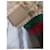 Cesto in paglia Gucci Rosso Verde Blu scuro  - vista 6