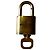 Louis Vuitton Padlock and Key Logo Metal medium D'oro