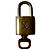Louis Vuitton Padlock and Key Logo Metal medium D'oro - vista 2