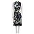 Gucci Schwarzes Bedrucktes Midi-Kleid - Elegant IT 40 S gebraucht