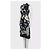 Gucci Schwarzes Bedrucktes Midi-Kleid - Elegant IT 40 S gebraucht - Ansicht 2