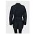 Trench Vintage Saint Laurent Blu Sz.42 Usato - vista 3