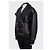 Giacca iconica Balmain in pelle di agnello nera con bottoni dorati FR 36 usata - vista 2