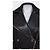 Giacca iconica Balmain in pelle di agnello nera con bottoni dorati FR 36 usata - vista 3