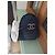Cappellino Chanel a quadri blu e grigi Grigio - vista 4