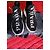 Sneakers Prada in mesh nero con logo bianco - vista 2