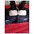Sneakers Prada in mesh nero con logo bianco - vista 7