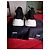 Sneakers Prada in mesh nero con logo bianco - vista 9