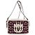Borsa a tracolla in pelle Miu Miu Marrone Bianco
