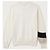 Chanel CC Logo Strickpullover aus Wolle Schwarz Weiß Beige - Ansicht 2