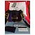 Borsa a tracolla Prada Cahier in pelle Saffiano Viola + Nero Porpora - vista 2