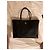 Borsa Shopping Tote Chanel in Pelle Nera SS26 Nero - vista 3