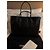 Borsa Shopping Tote Chanel in Pelle Nera SS26 Nero - vista 4