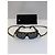 Chanel Rectangular Sunglasses with Gold Chain - Black - view 2