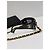 Chanel Rectangular Sunglasses with Gold Chain - Black - view 9