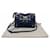 Sac Balenciaga Neo Classic City Mini en cuir bleu effet crocodile  - vue 4