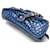 Sac Balenciaga Neo Classic City Mini en cuir bleu effet crocodile  - vue 7