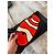 Pochette Chanel Coco Beach 26 Clownfish in pelle Nero Bianco Arancione - vista 11