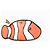 Pochette Chanel Coco Beach 26 Clownfish in pelle Nero Bianco Arancione - vista 2