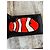 Pochette Chanel Coco Beach 26 Clownfish in pelle Nero Bianco Arancione - vista 5