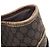 Céline Borsa Celine Boogie Bag motivo Macadam Marrone scuro - vista 9