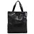 Chanel Coco Mark Gold Hardware Tote Bag Black