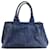 Borsa Tote Prada B1877B Canapa Blu - vista 2