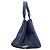 Borsa Tote Prada B1877B Canapa Blu - vista 3