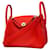 Hermès Borsa Hermes Mini Lindy Rosso  - vista 1